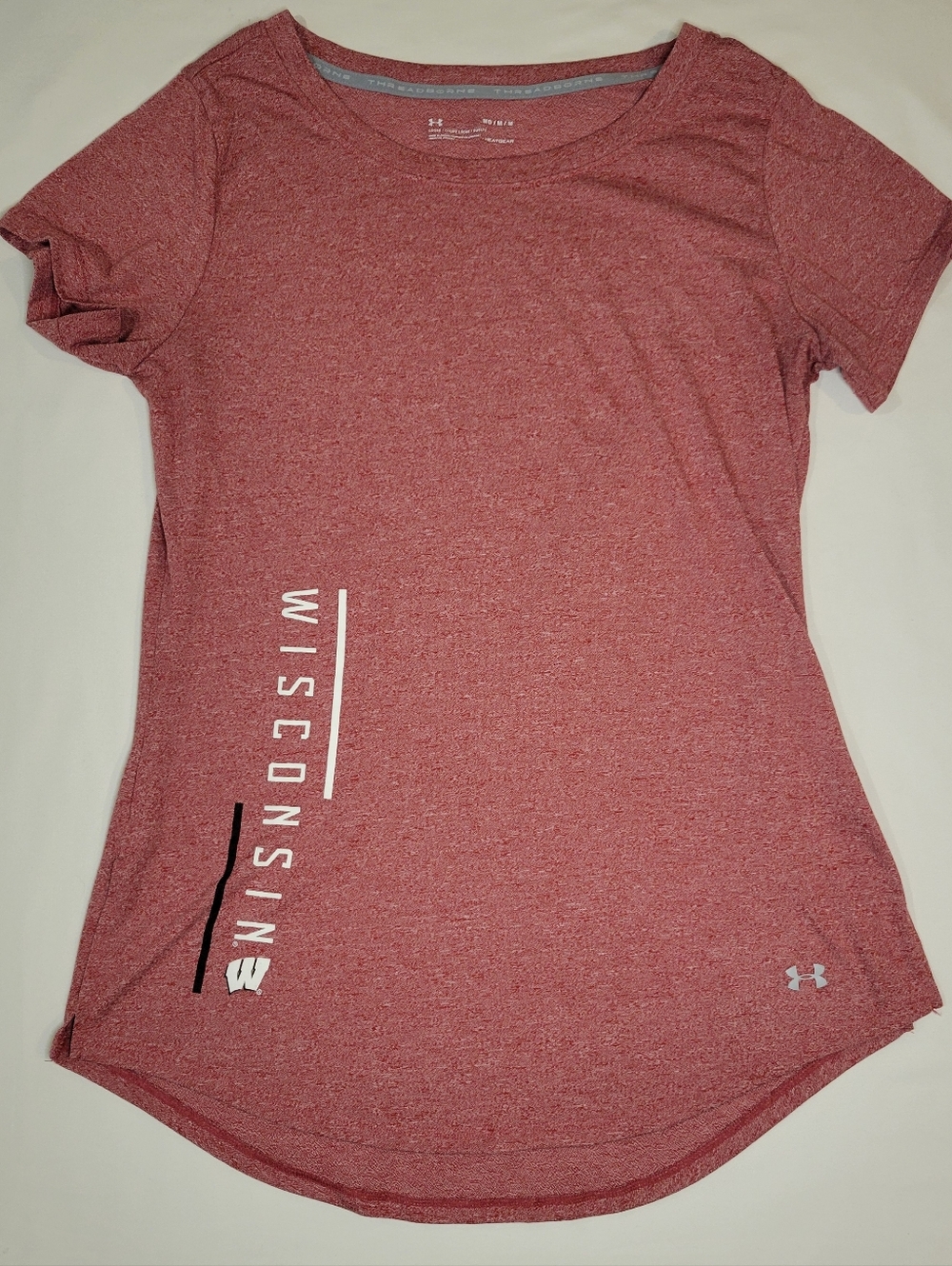 Under Armour Women’s Wisconsin Red Heather Performance Tee